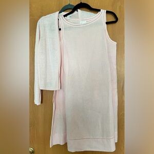 J. Jill linen dress and sweater set